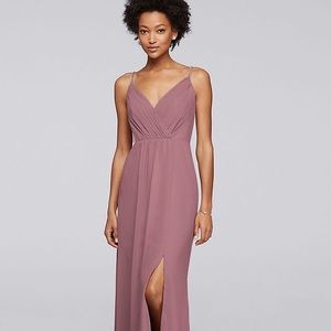 David’s Bridal long bridesmaid dress! Worn once.